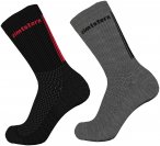 Zimtstern Starsockz 2er Pack Socken (Größe 40 , schwarz)