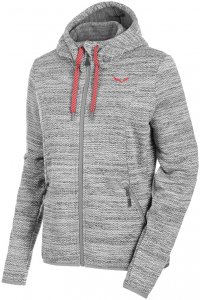 Salewa Damen Fanes PL Full Zip Hoodie Schwarz XL