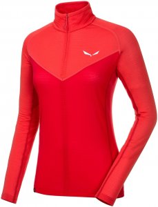 Salewa Damen Ortles 2 PTC Half-Zip Rot L