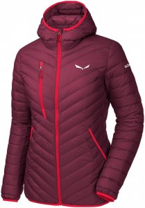 Salewa Damen Ortles Light Down Hooded Jacke Rot L