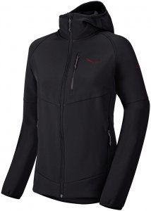 Salewa Damen Puez SW Zip Full Hoodie Schwarz XL