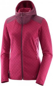 Salomon Damen Elevate Mid Jacke Rot S
