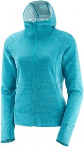 Salomon Damen Right Nice Hoody Blau XL
