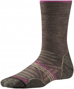 Smartwool Damen PhD Outdoor Light Crew Socke Braun 36, 34, 35, 37