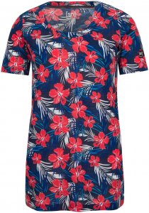 Super.Natural Damen Oversize Digital Printed T-Shirt Rot XL