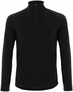Super.Natural Herren Base 175 1/4 Zip Longsleeve Schwarz XXL