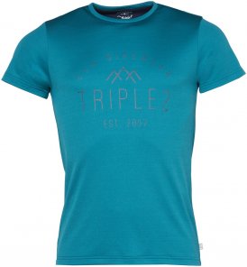 Triple2 Herren Stod Radtrikot Blau XL