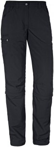 Vaude Damen Farley ZO Capri Hose Schwarz L