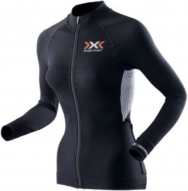 X-Bionic Damen The Trick Ow Full Zip Radtrikot Schwarz XS